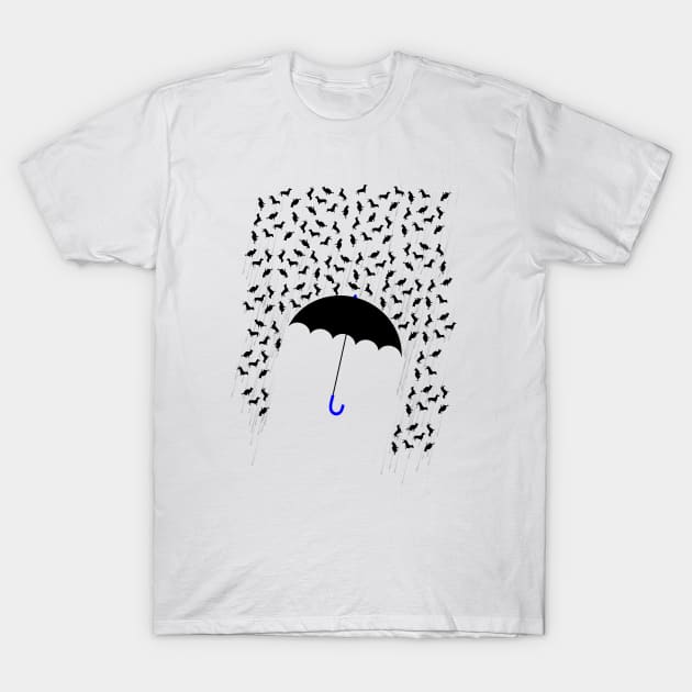 It's raining cats and dogs! T-Shirt by SandraKC